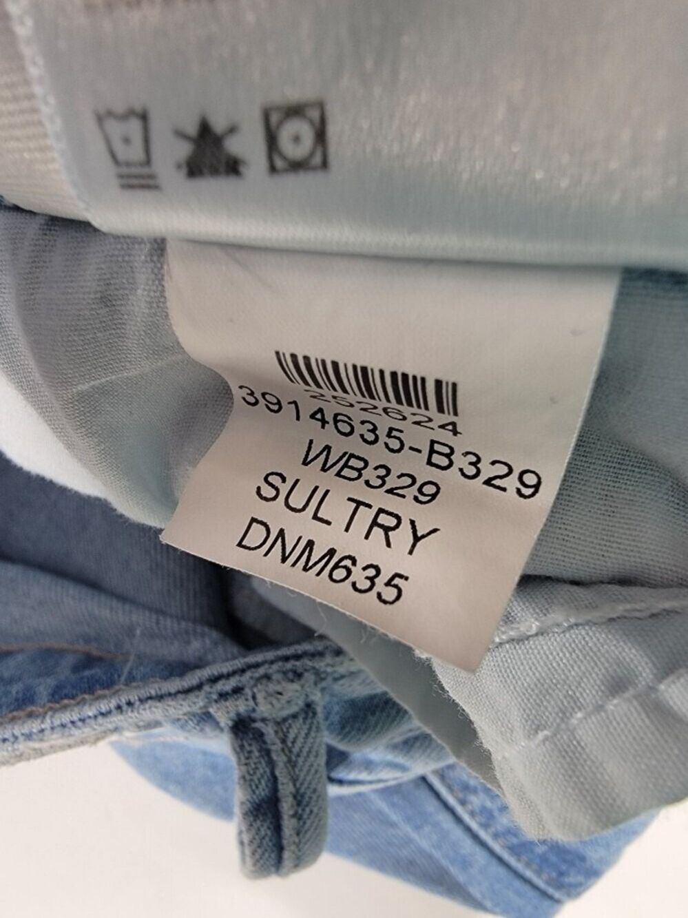 PAIGE Leenah Wide Leg Jeans Light Blue Denim Wash Womens 26x31 Stretch - Picture 4 of 12